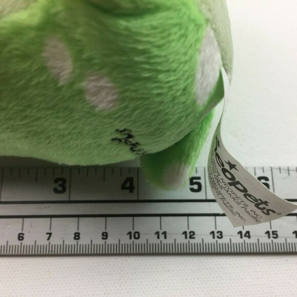 Neopets Series 3 Speckled Bruce Plush Toy Keyquest Virtual Prize Green Yellow - Picture 12 of 12